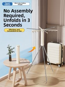 DIEYUAN | Travel Foldable Clothes Drying Rack Stainless Steel