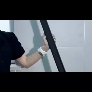 1pc Invisible Folding Balcony Net Cloth Drying Rack Aluminum Space-Saving Retractable Laundry Rack No Drilling Required Indoor Bathroom Door Back Multi-Functional Storage Shelf