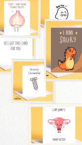 Cute Dinosaur Sorry Card Apology Greeting Card With Envelope Gift Sorry Greeting Card