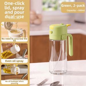 youqin | Drip-Spray Kitchen Oil Bottle Food Grade Glass