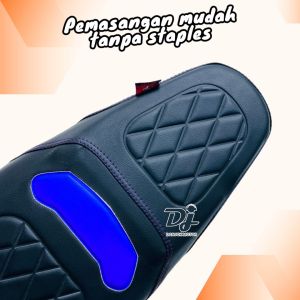 cover jok motor langsung pasang tanpa Staples model wajik buat matic Honda Yamaha PNP langsung pasang