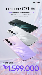 realme C71 8/128GB 6/128GB 4/128GB 6300mAh 45W Fast Charge Garansi Resmi 100% Original