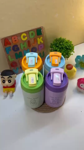 กระบอกน้ําเก็บอุณหภูมิร้อน-เย็น กระบอกน้ําสูญญากาศ ขวดน้ํา สแตนเลส 500 ml