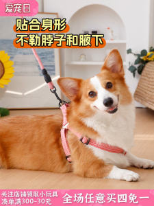 Pet Leash Vest Style Dog Walking Rope Golden Retriever Prevent Escape Chest Strap Cat Rope Small One Has Pet Brand