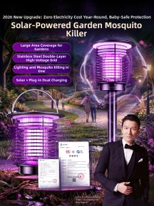 Maiyu | Solar Powered Outdoor Garden Mosquito Killer Lamp