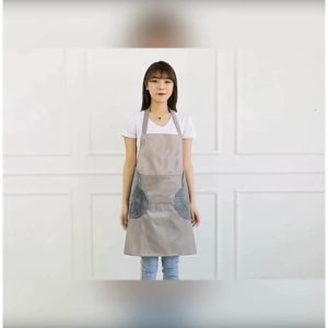 Tạp Dề Kẻ Caro Có Khăn Lau Tay Bên Hông Chống Thấm Nước Siêu Tiện Lợi