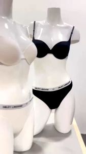 Combo 3 Quần Lót Nữ Viền Lưng Miley Lingerie Vải Sợi Cao Cấp Cotton Mềm Mịn Màu Đen - Trắng
