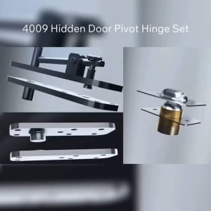 360 Degree Pivot Hinge with Bullet Catch for Hidden Door
