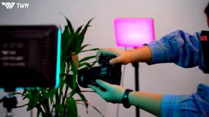 TNW 11 Inch Đèn LED chữ nhậtĐèn bảng RGB hỗ trợ Studio chụp ảnh livestream và quay video chuyên nghiệp