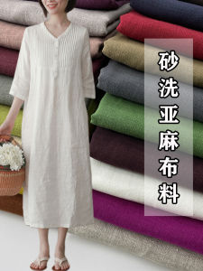 Vải Lanh Nguyên Chất Vải Lanh Cotton Pha Trộn Cao Cấp Cho Mùa Hè Váy Quần Áo Làm Việc Thủ Công DIY Trung Quốc Phong Cách