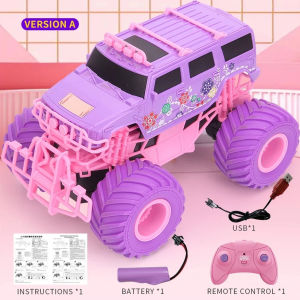 WLtoys | New JJRC Q157 Pink Girl Toy RC Climbing Car 2.4G Off Road Vehicle Party Gift Remote Control Car Girl Christmas And Birthday Toys