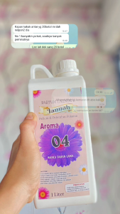 Parfum Laundry Jannah aroma 08 Pengharum dan pelicin pakaian 3 in1