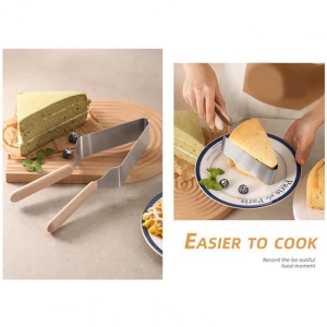 ส่งจากกทม!เครื่องตัดเค้กสามเหลี่ยม ที่แบ่งเค้กวันเกิด วัสดุสแตนเลส ใช้งานสะดวก เครื่องครัวอเนกประสงค์