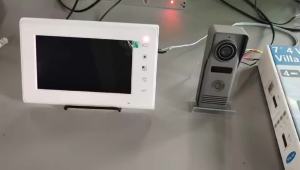 4 Wired Video Intercom System RFID Unlock Camera Doorbell with 7 Inch Screen Night Vision Home Door Bell for Villa M72T