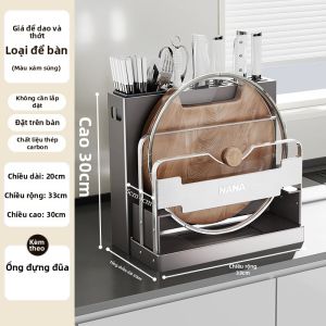 GUANGMANZHI | Tổ chức Dao và Đồ Cắt trong Bếp đa năng