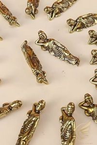 Decor Mini Tượng Phật Giáo Nhỏ Đức Phật Thích Ca Nhập Niết Bàn Tượng Đồng Nhỏ Trang Trí - Đồ Đồng Thuận Tâm