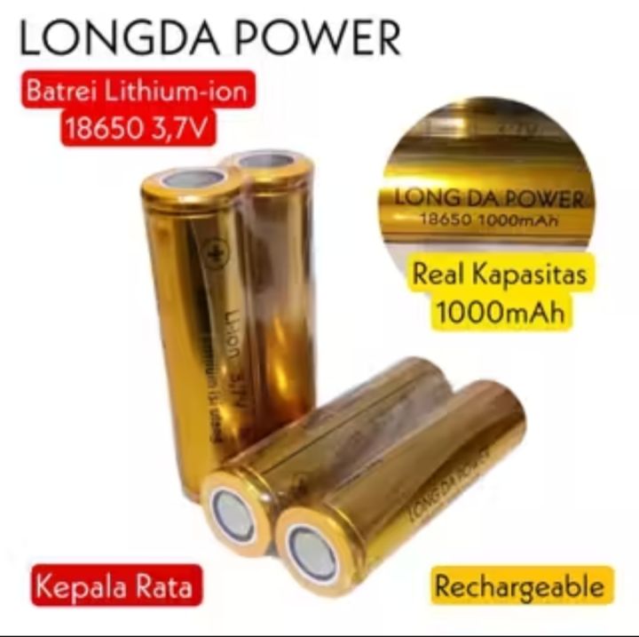 BATERE / BATRAI / BATRE BATERAI CAS RECHARGEABLE MERK LONGDA POWER ...