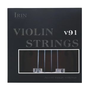 IRIN | IRIN V91 Violin Strings Premium Copper Alloy Core with Metal Bead Ends Ideal Choice for 4/4 Violin Warm Tone & Durable