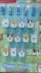 Bandai | Childrens Toys 26DecomPression Keyboard Mechanical Toys Cat And Dog Paradise Keychain Pendant For Adults Students And Children.