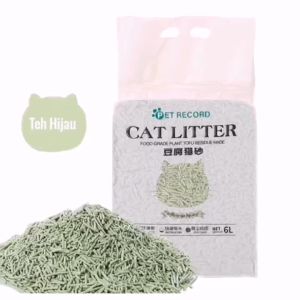 PET DIARY Pasir Kucing Tofu Cat Litter 6 Liter Wangi Gumpal Segar Alami Biodegradable PET RECORD