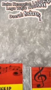 Buku Kumpulan Lengkap Lagu Wajib Nasional & Daerah Indonesia