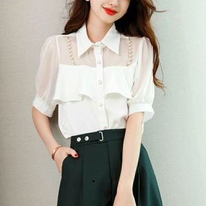 TM 7840 Kemeja Elaine layered short sleeve import