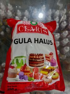 promo!!! Gula halus claris donat merah berat 250gr pak/ s