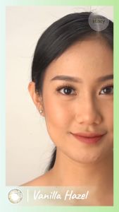 Vanilla Hazel Monthly Softlens Warna Korea Premium