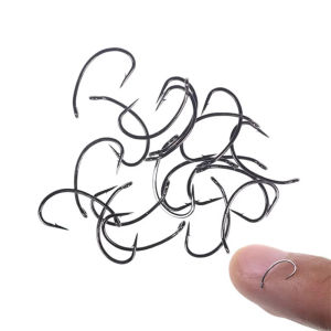 50/100pcs Curve Shank Fly Tying Hooks Flies Making Hook Wide Gap Nymph Caddis Midge Shrimp Fly Fishing Hook #6 #8 #10 #12 #14