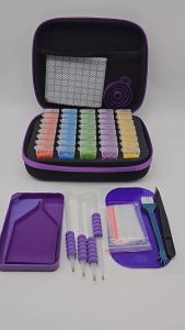 O-KAY 108/85/77 Bottles Diamond Painting Accessories Tools Storage Containers Bag Diamond Painting Tool Pen Carry Case Mosaic Storage Box