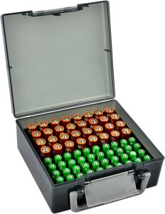 Hộp Đựng Pin Hộp Chứa Pin Cho 54/72 Pin AA AAA Chỉ Có Hộp Đựng Dùng Cho Ngăn Kéo Nhà Nhà Để Xe Hộp Đựng Pin