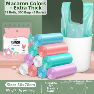 MAIENS | Thick Disposable Plastic Garbage Bags for Home and Office Use