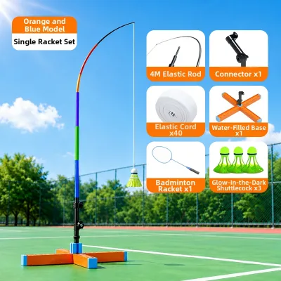 Solo Badminton Trainer Outdoor Rebound Practice