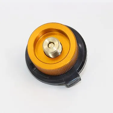 adaptor sambungan konektor tabung gas kaleng kompor camping mini portable adapter konverter nosel kepala burner head gas kaleng hicook