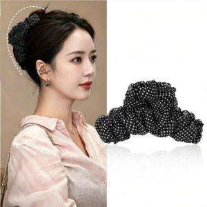 PINK EMPRESS | Stylish Spotted Hair Clamp Summer
