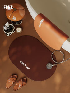 Yuelin Jiajiao Vintage Bathroom Mat Water Absorbent Quick Dry Anti Slip Luxury Entrance Door Mat Home Bathroom Floor Rug