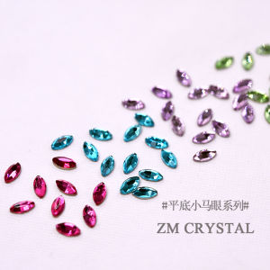 New Colorful Horse Eye Shaped Nail Drill Flat Bottom Geometric Nail Art Decorations Diamond Nail Drill Bits for Beauty Tools