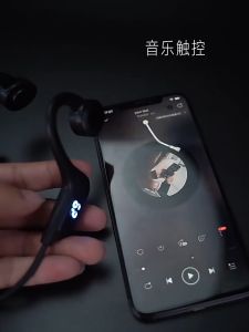 Open Ear Earphone BluetoothAir Conduction American Technology Earphone Headset Bluetooth Digital LED Tahan Air Headset In-ear Stereo Konduksi tulang headset stereo bass