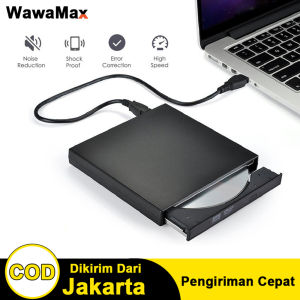 CD ROM Drive External DVD Drive Slim Portable Optical Drive Writer Burner Rewriter Untuk PC /Laptop