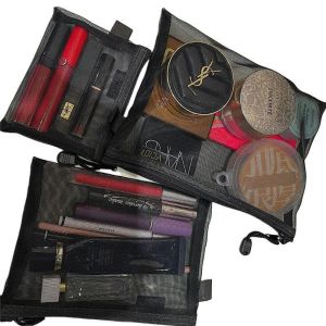 Transparent Nylon Mesh Cosmetic Bag: Your Ultimate Portable Travel Storage Pouch