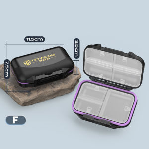 Sealed Waterproof Fishing Gear Storage Box Camping Fishing Accessories Small Parts Box Lure Storage Box Hook Storage Case