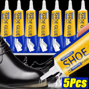 5ชิ้นซ่อมรองเท้าที่แข็งแกร่งมากมีกาวในตัวกันน้ำสำหรับรองเท้าบู๊ตรองเท้าผ้าใบบูตหนังกาวงานช่างรองเท้าอเนกประสงค์