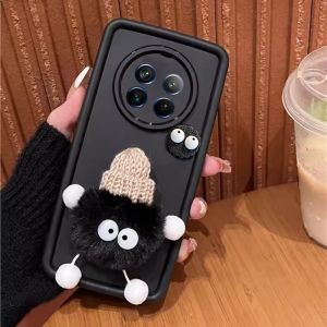 Phone Case Realme 13+ 12X 12+ Realme 13 12 Pro + Realme12 4G 5G Stylish 3D Cute Plush Casing Lens Protection Shockproof Silicone Soft Cover