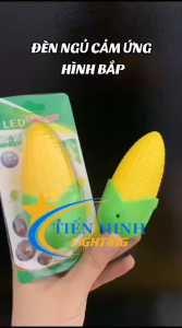 Đèn ngủ cảm ứng bắp ánh sáng dịu nhẹ cảm ứng bật tắc theo ánh sáng