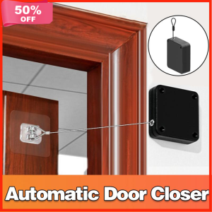 Automatic Door Closer Punch-Free Adjustable stainless steel Door Closers For Sliding Glass Door Closing Device Door Spring For Doors Hardware