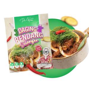 Chef Wan DAGING DENDENG TOK WAN and DAGING RENDANG SELANGOR De.Wan 1958 BEST SELLERS Ready-To-Eat Dishes HALAL