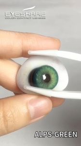 จัดส่งจากประเทศไทย EYESHARE คอนแทคเลนส์ 2 ชิ้น ALPS สีเขียว 14.5 มม. คอนแทคเลนส์ เลนส์เสริมสวย