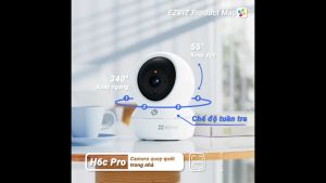 Camera Wifi EZVIZ H6C PRO 5MP 3K 4MP 2K+ 2MP FullHD Tự Động Xoay 360 Độ Đàm Thoại Màu Bang Đêm Chạm Để Gọi Bảo Hành 24 Tháng Chính Hãng