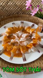 Sốt tôm sốt Thái NGỌC HIỂN FOODS dùng trộn tôm gỏi heo bò gà các loại 1 chai 300ml/350g