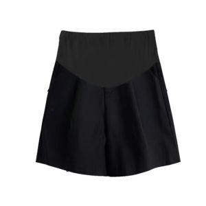 Summer Thin Maternity Top Outwear Loose Short Sleeve Pregnant Women Suit Shorts for Pregnant Women plus Size Plus Size 100.00kg